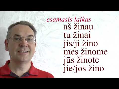 LITHUANIAN LESSON 196 - ŽINOTI - TO KNOW
