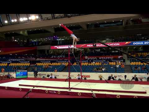 KUZOVKOV Konstantin (GEO) - 2018 Artistic Worlds, Doha (QAT) - Qualifications Horizontal Bar