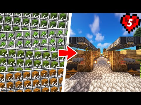 I Built the BEST AUTOMATIC FARMS on Minecraft SkyBlock Hardcore.. #5