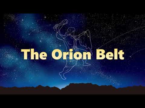 ORION BELT | The distance between the stars in the Orion's Belt.