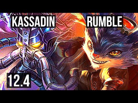 KASSADIN vs RUMBLE (MID) | Legendary, 13/3/8 | EUW Master | 12.4