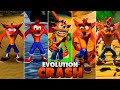 Evolution Of Crash Bandicoot In Games 1996 2023