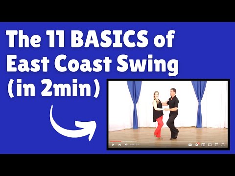 SWING DANCE: 11 Beginner East Coast Swing Steps!