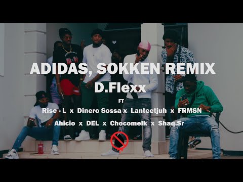 Adidas, Sokken RMX Ft Rise - L, Dinero, Lanteetjuh, FRMSN, Ahicio, DEL,Chocomelk & Shaq.Sr (BClazic)