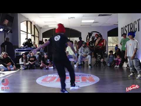 Trapper Vs Joey - Youth Top 16 - Vegas Breaking Open - Breaking For Gold USA - USA Dance - BNC