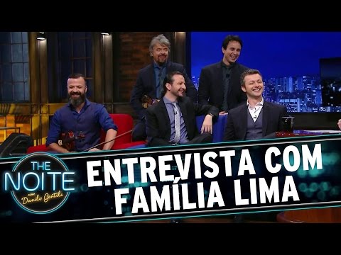 The Noite (24/11/15) - Entrevista com Família Lima