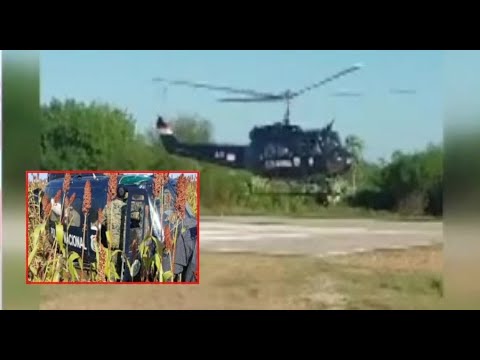 Helicóptero de la Policía cae en el Chaco durante entrega de víveres