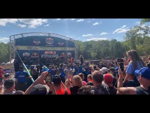 Adam Cianciarulo podium burnout