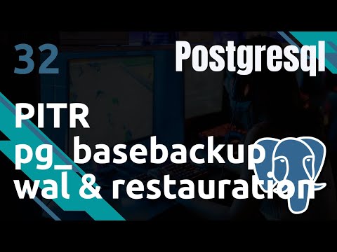 PostgreSQL 32 PITR WAL pg basebackup pour une restauration en toute facilité | tutos fr