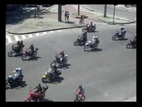 Cortejo de motos da imagem de Nsª de Copacabana ao Catumbi