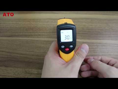 How to use a handheld infrared thermometer