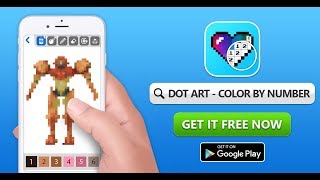 How to relax in 3 minutes - play color by number pixel art