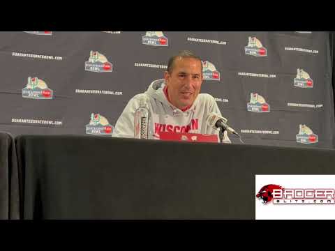 Guaranteed Rate Bowl availability: Wisconsin head coach Luke Fickell