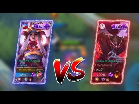 SUPREME FREYA VS SENIOR HAYABUSA!! | WHO WILL WIN! (INTENSE BATTLE) | WATCH UNTIL THE END | MLBB