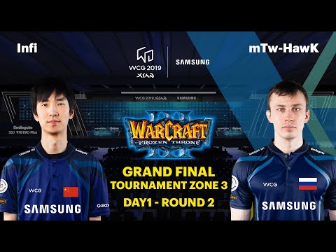 WCG 2019 Xi’an Grand Final, Warcraft III Group Stage Round 2, Infi vs mTw-HawK