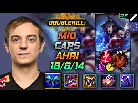 Ahri Mid Build Caps Everfrost Electrocute - LOL EUW Challenger Patch 13.17