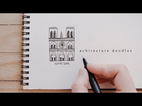 How To Draw Buildings | Architecture Doodles For Beginners Video