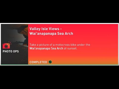 The Crew Motorfest "Valley Isle Views - Wai'anapanapa Sea Arch" Photo Op