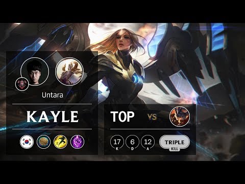 Kayle Top vs Rumble - KR Grandmaster Patch 9.7