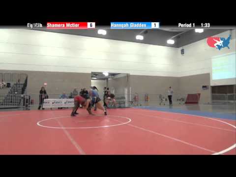 FILA Junior 67 kg / 147.5 lbs. - Shamera Mctier vs. Hannqah Gladden