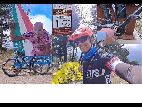 Cippo di Carpegna, la strada di Marco Pantani con accenno al misuratore di potenza