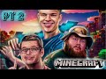 Jynxzi, Caseoh & Sketch Play Minecraft... (HORRIBLE IDEA) | Part 2