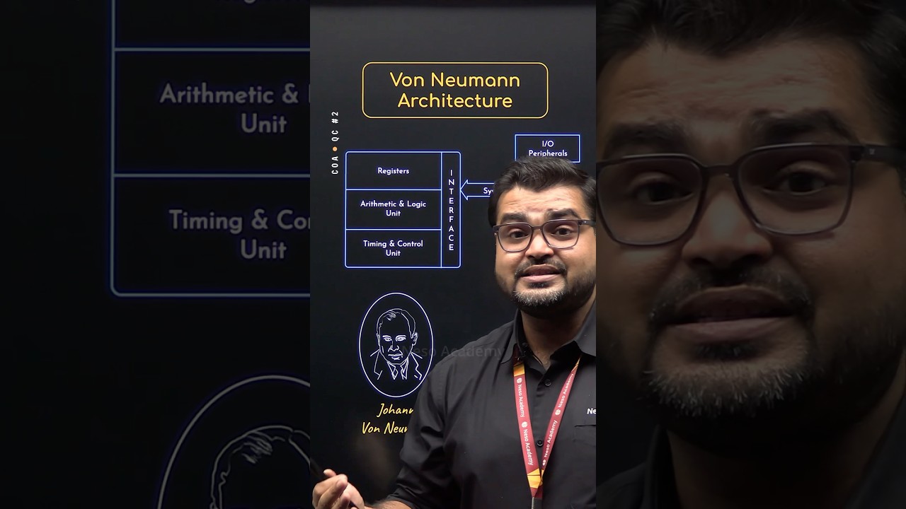 Von Neumann Architecture #COA #NesoAcademy #QuickConcepts