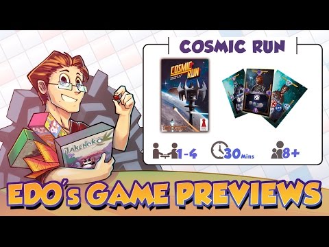 Edo's Cosmic Run Board Game Review  (KS Preview)