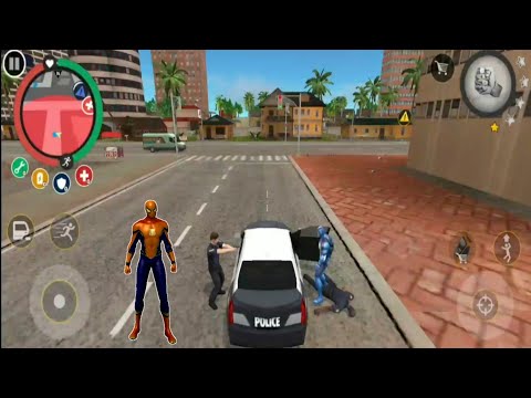 Stickman Rope Hero Gameplay #-2 I Power Spider-Man Rope Hero Stick- Spiderman Android Gameplay