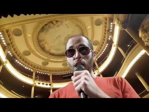 Sexteto Fantasma - Felicidad - prueba de sonido en el Théâtre des Noveautés, Tarbes, Francia