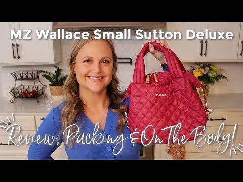 MZ WALLACE | Small Sutton Deluxe!  Review, Packing & On The Body | GatorMOM