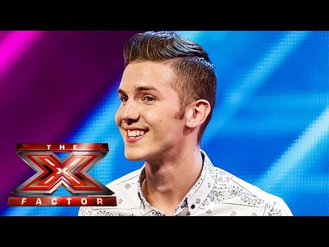Jordan Morris sings John Legend's All Of Me | Arena Auditions Wk 2 | The X Factor UK 2014