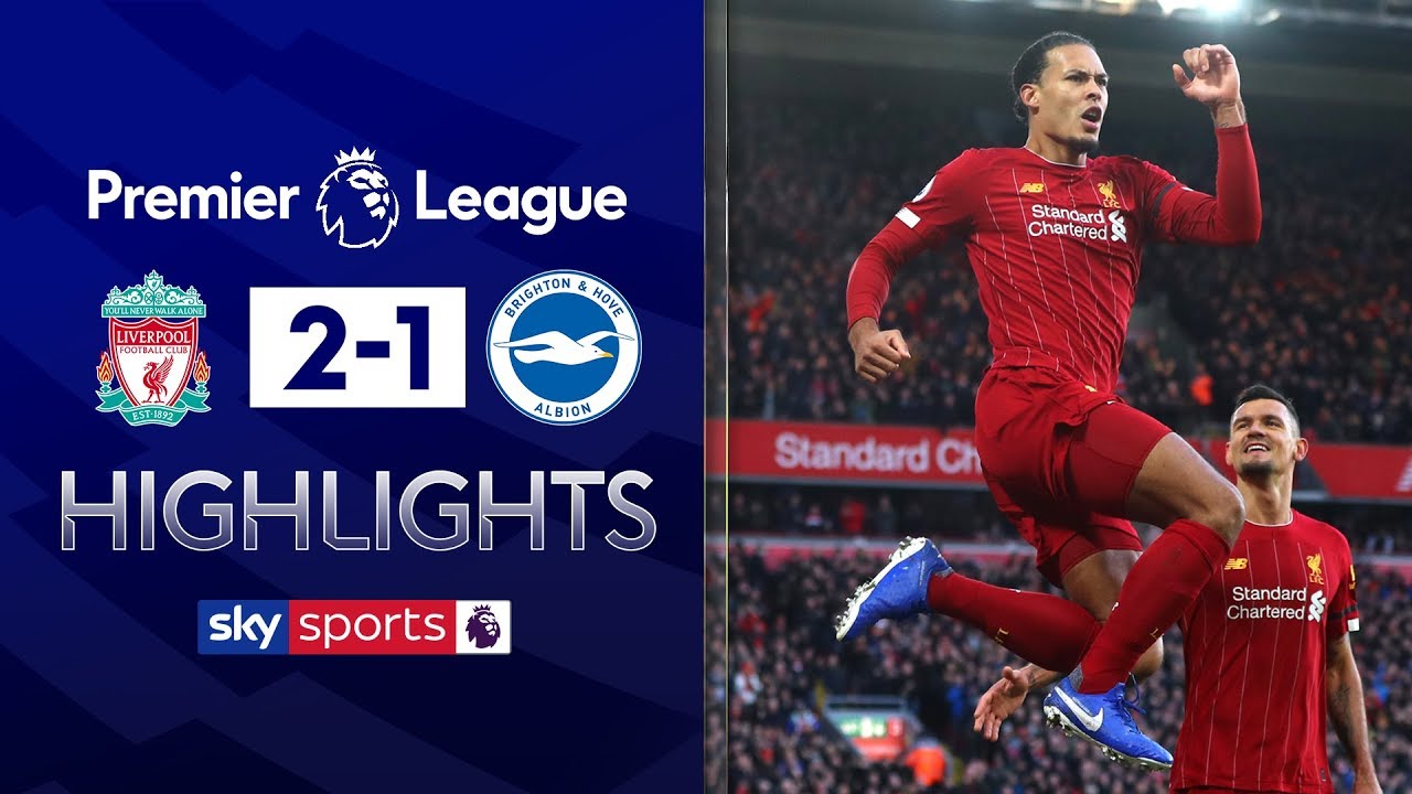 Liverpool seal nervy win after AlissonÂ red card | Liverpool 2-1 Brighton | Premier League Highlights - YouTube