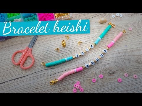 Diy Summer bracelet heishi - bracelet d'amitié - tuto facile