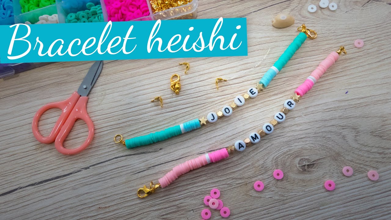 Diy Summer bracelet heishi - bracelet d'amitié - tuto facile
