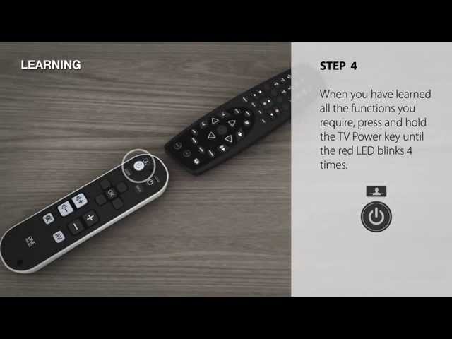 Universal Remote Control – URC 6810 Zapper – how to setup by Learning