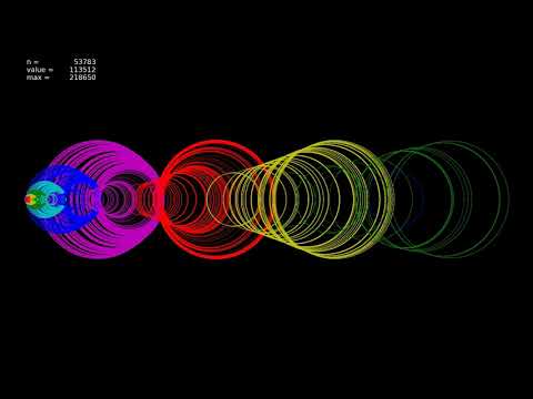 The Recamán Sequence Fractal--Epic 300,000 Term Animation