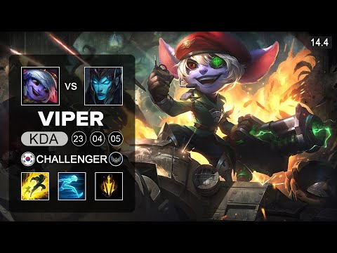 Viper vs Gumayusi - Tristana vs Kalista ADC - KR Challenger - Patch 14.4 Season 14