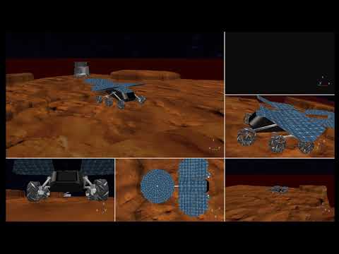 Mars Rover Simulation in CoppeliaSim