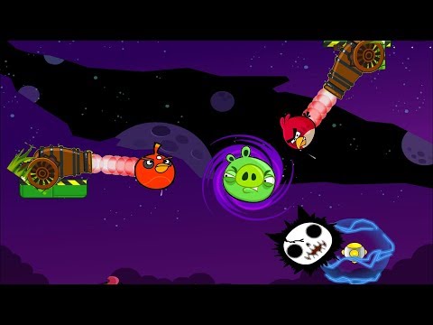 Angry Birds Collection Cannon 5 - FORCE THE PIGGIES TO ELECTRIC IN SPACE!
