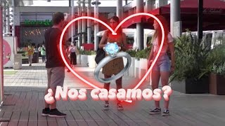💍PROPUESTA MATRIMONIO sale HORRIBLE con DESCONOCIDOS💍 | Cámara Oculta
