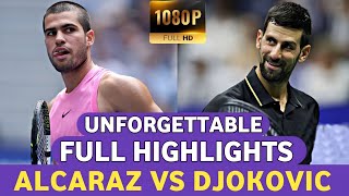 Carlos Alcaraz vs Novak Djokovic Unforgettable Clash Tennis Highlights - Before us Open 2025 (1080P)