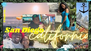 🤧Traveling To SAN DIEGO CALIFORNIA To Clear My Wife’s Head 🫶🏾||Travel Vlog||(Seaworld,Beach+More)