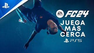 PlayStation JUEGA MÁS CERCA con EA SPORTS FC 24 en PS5 anuncio