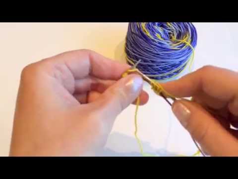 Turkish cast-on to knit socks from the toes-up