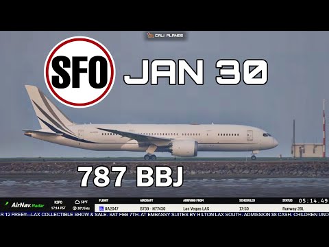 KSFO LIVE |  JAN 30, 2026 | SAN FRANCISCO INT AIRPORT  LIVE STREAM WEBCAM IRL