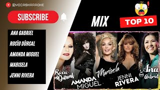 Ana Gabriel, Rocío Dúrcal, Amanda Miguel, Marisela Y Jenni Rivera EXITOS Mix Sus Mejores Canciones