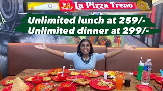 Unlimited lunch 259/- | 60+ variety | la pizza treno | surat food #foodfoodsurat