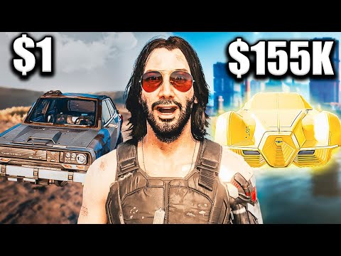 $1 vs $155,000 Car! Cyberpunk 2077