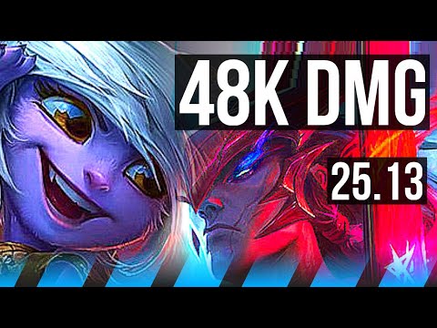 TRISTANA vs YONE (MID) | 48k DMG, 16/3/3 | EUW Master | 25.13